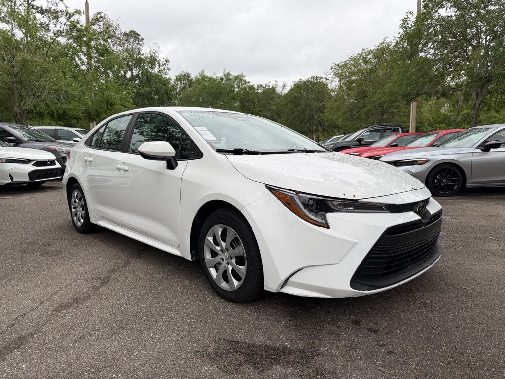 Ice 2024 Toyota Corolla LE FWD Sedan Front-Wheel Drive Continuously Variable Transmission