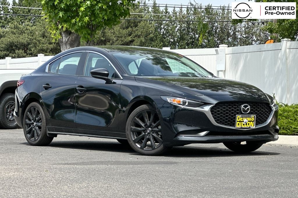 Jet Black Mica 2025 Mazda MAZDA3 2.5 S Select Sport FWD Sedan Front-Wheel Drive 6-Speed Automatic