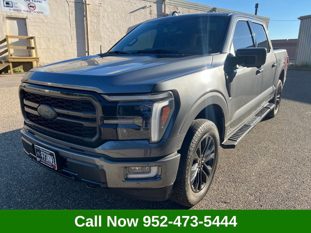 Carbonized Gray Metallic 2024 Ford F-150 Pickup Truck Four-Wheel Drive Automatic