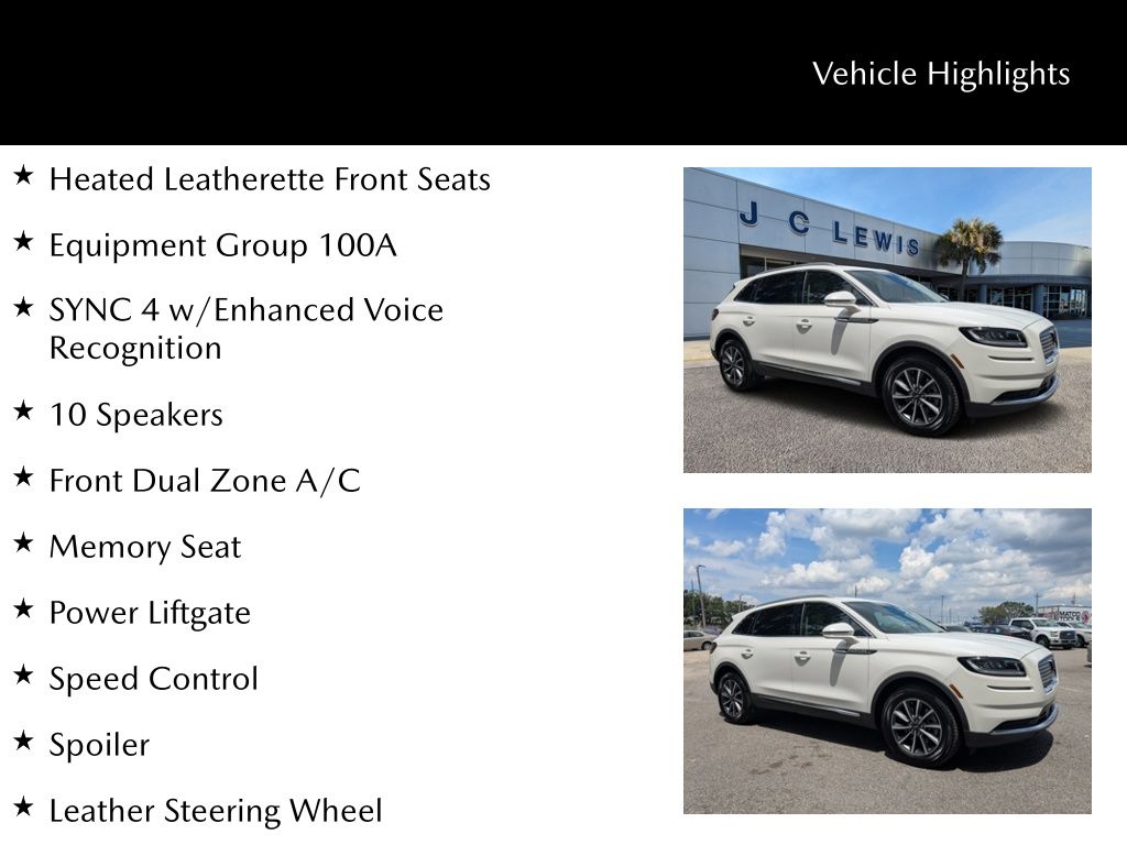 2021 Lincoln Nautilus Standard