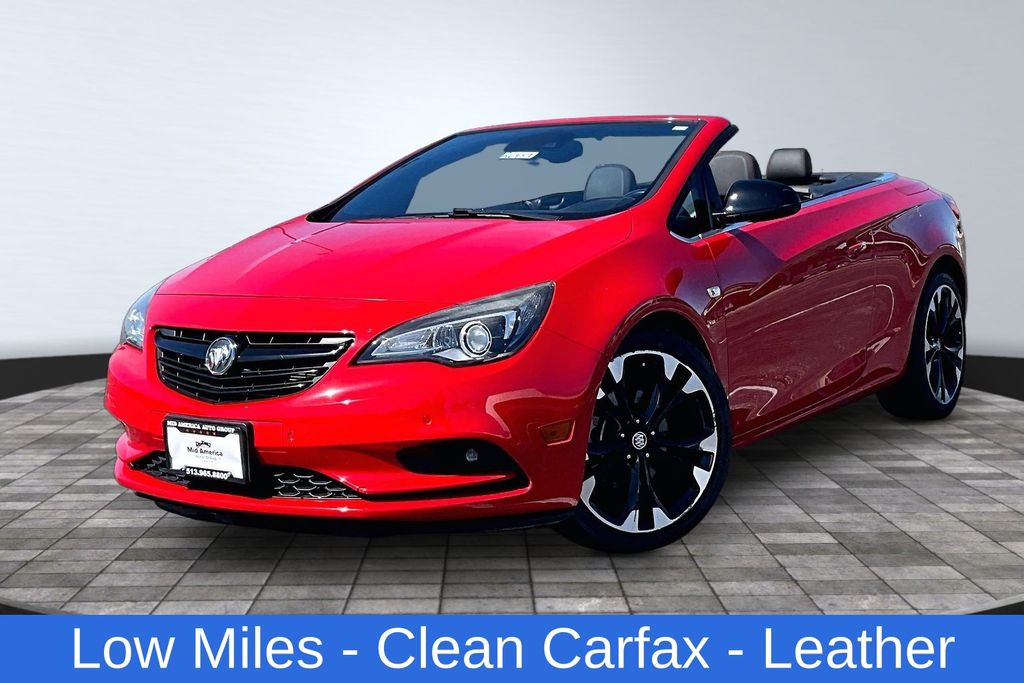 Sport Red 2017 Buick Cascada Convertible Front-Wheel Drive 6-Speed Automatic Overdrive