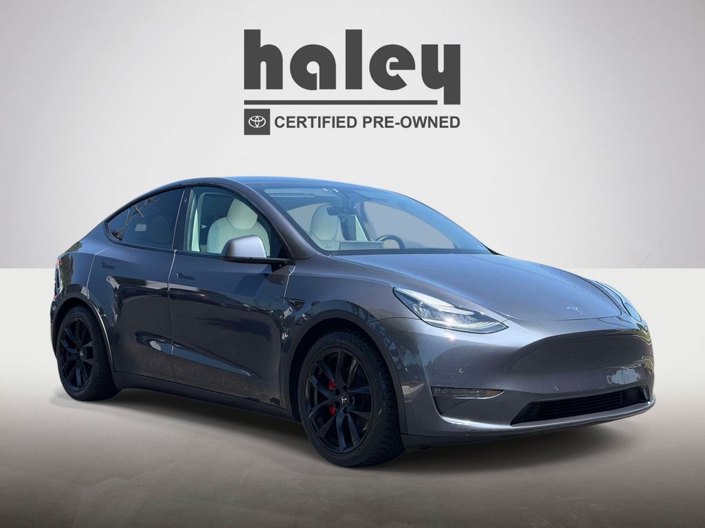 Midnight Silver Metallic 2020 Tesla Model Y Performance AWD SUV / Crossover All-Wheel Drive 1-Speed Automatic