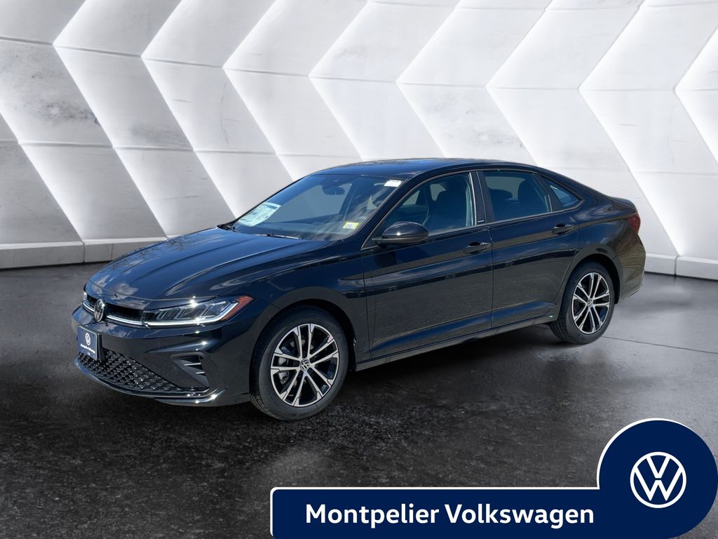 Black 2026 Volkswagen Jetta Sedan Front-Wheel Drive 8-Speed Automatic