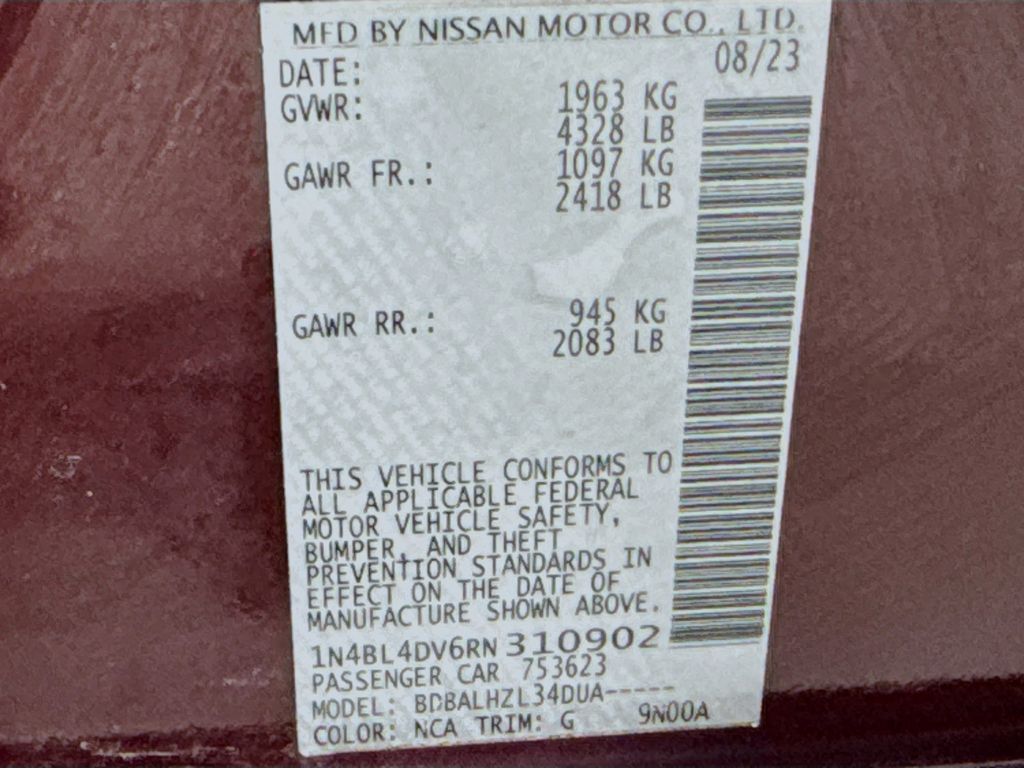 Used Car 2024 Nissan Altima  2.5 Sv For Sale Under $20,000 In Austin, Texas