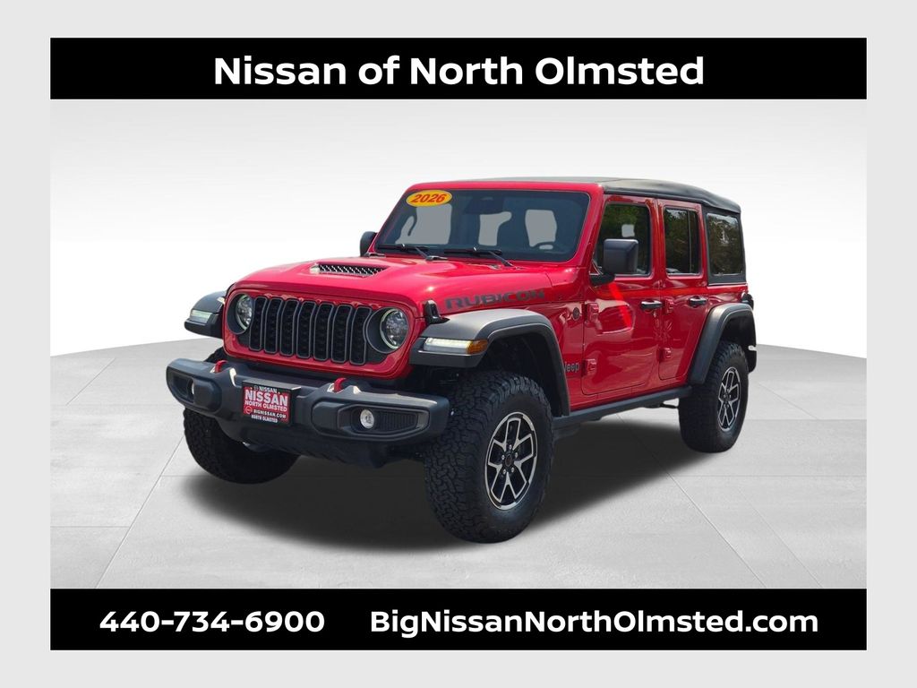 Red Clearcoat 2026 Jeep Wrangler SUV / Crossover Four-Wheel Drive 8-Speed Automatic