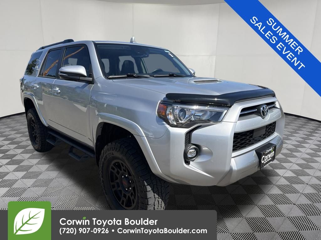 Classic Silver Metallic 2024 Toyota 4Runner SUV / Crossover Four-Wheel Drive 5-Speed Automatic