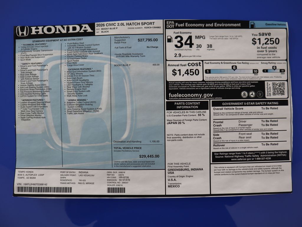 Thumbnail: 2026 Honda Civic - 9