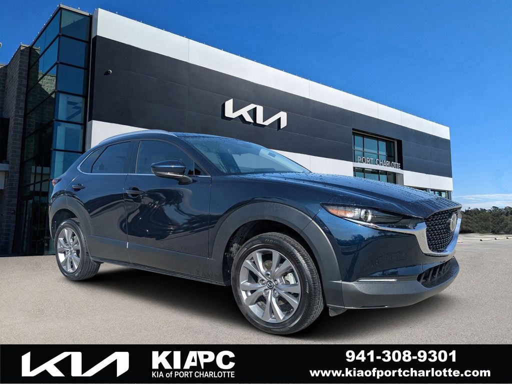 Deep Crystal Blue Mica 2024 Mazda CX-30 2.5 S Premium AWD SUV / Crossover All-Wheel Drive 6-Speed Automatic