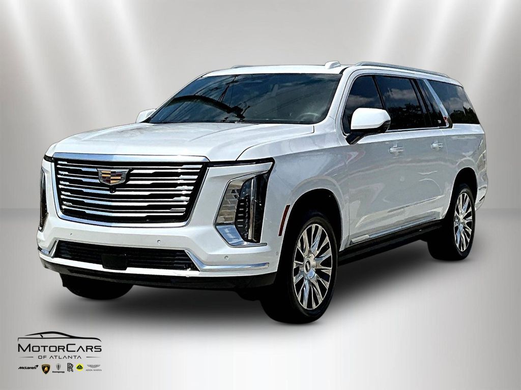Crystal White Tricoat 2025 Cadillac Escalade ESV Premium Luxury Platinum 4WD SUV / Crossover Four-Wheel Drive Automatic