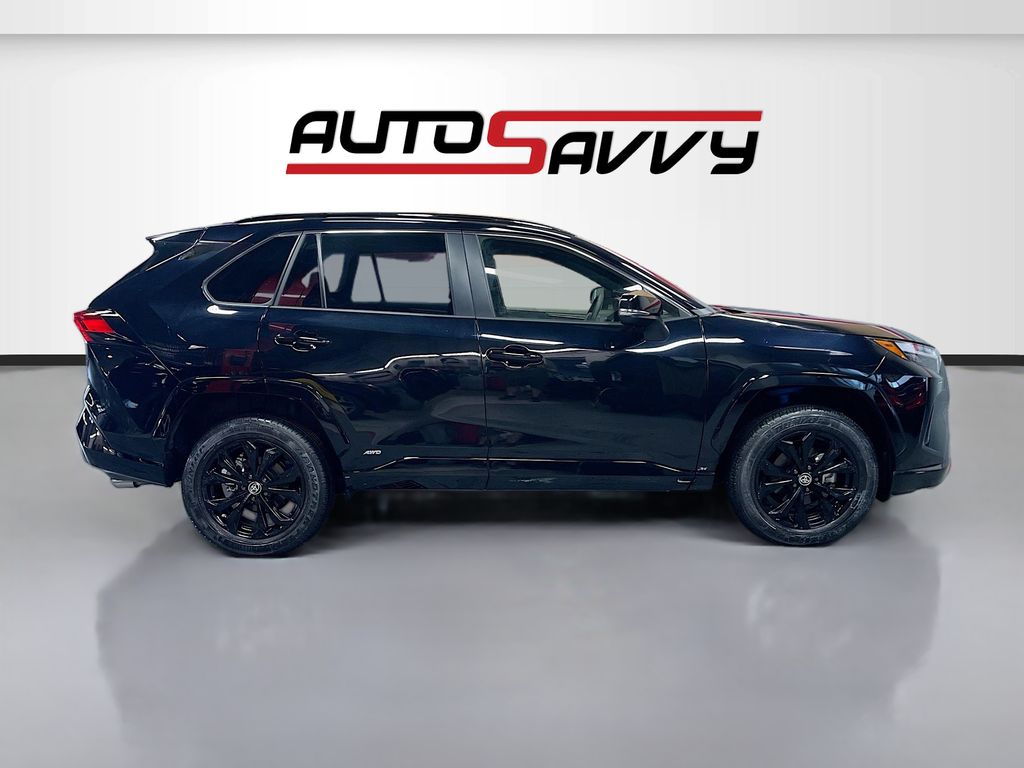 Used 2025 Midnight Black Metallic Toyota SE image 8
