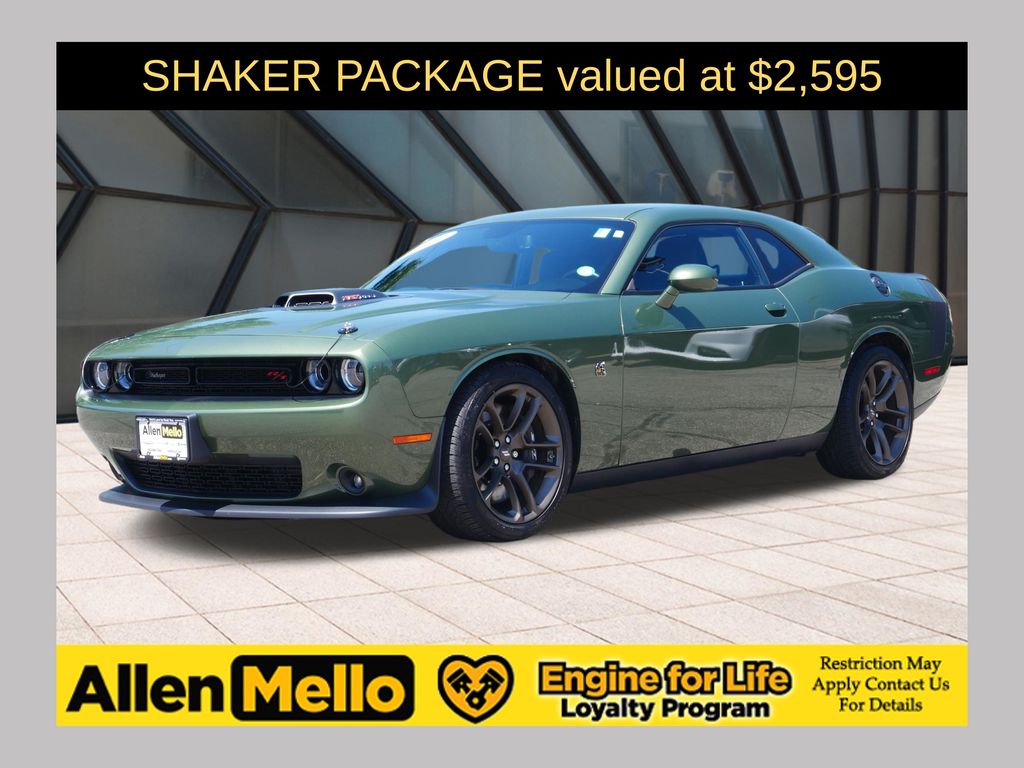 F8 Green 2022 Dodge Challenger Coupe Rear-Wheel Drive 6-Speed Manual
