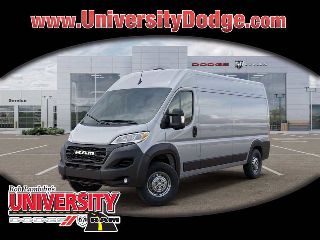 Bright Silver Clearcoat Metallic 2026 RAM ProMaster Van 9-Speed Automatic