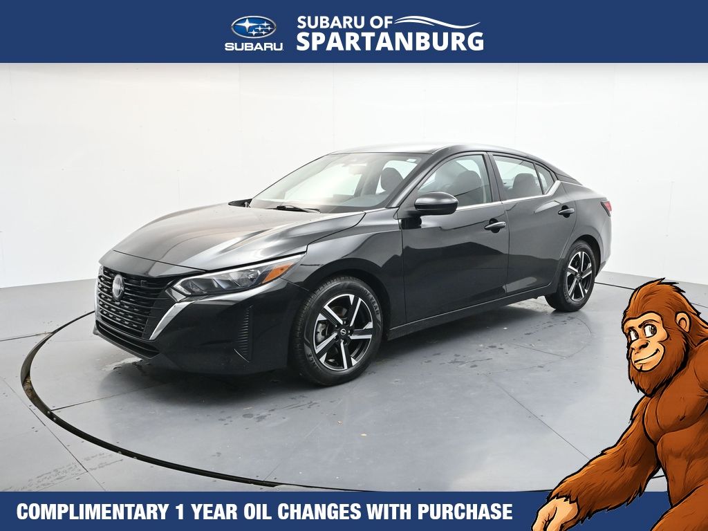 Super Black 2024 Nissan Sentra Sedan Front-Wheel Drive Continuously Variable Transmission