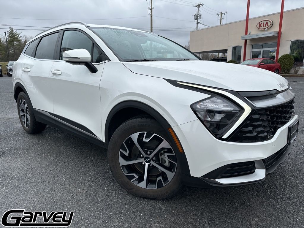 Snow White Pearl 2023 Kia Sportage Hybrid EX AWD SUV / Crossover All-Wheel Drive 6-Speed Automatic