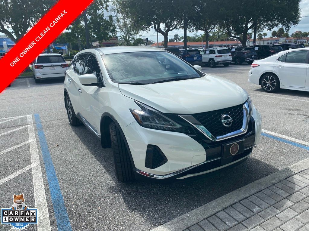 Pearl White 2022 Nissan Murano SUV / Crossover All-Wheel Drive Continuously Variable Transmission