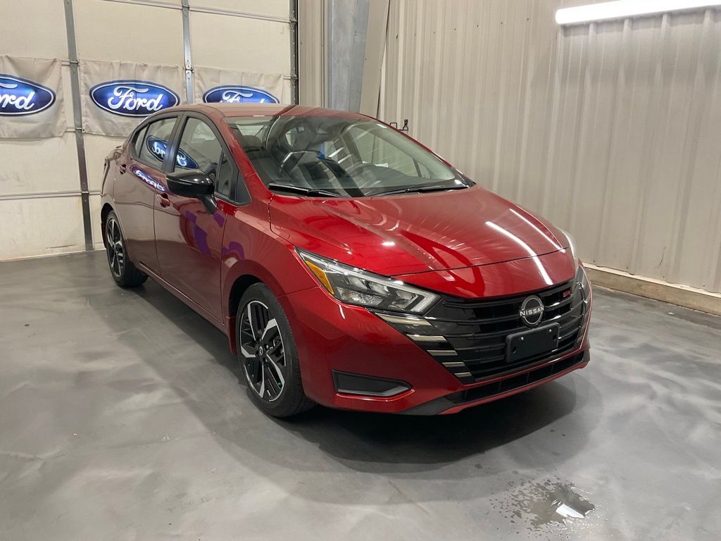 Red (Scarlet Ember Tintcoat) 2024 Nissan Versa SR FWD Sedan Front-Wheel Drive Continuously Variable Transmission
