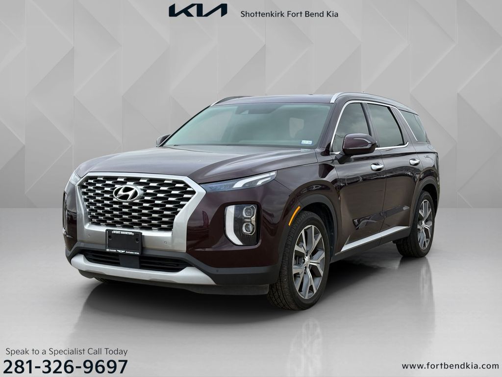 2021 Hyundai Palisade SEL Red at DeMontrond Gulf Freeway