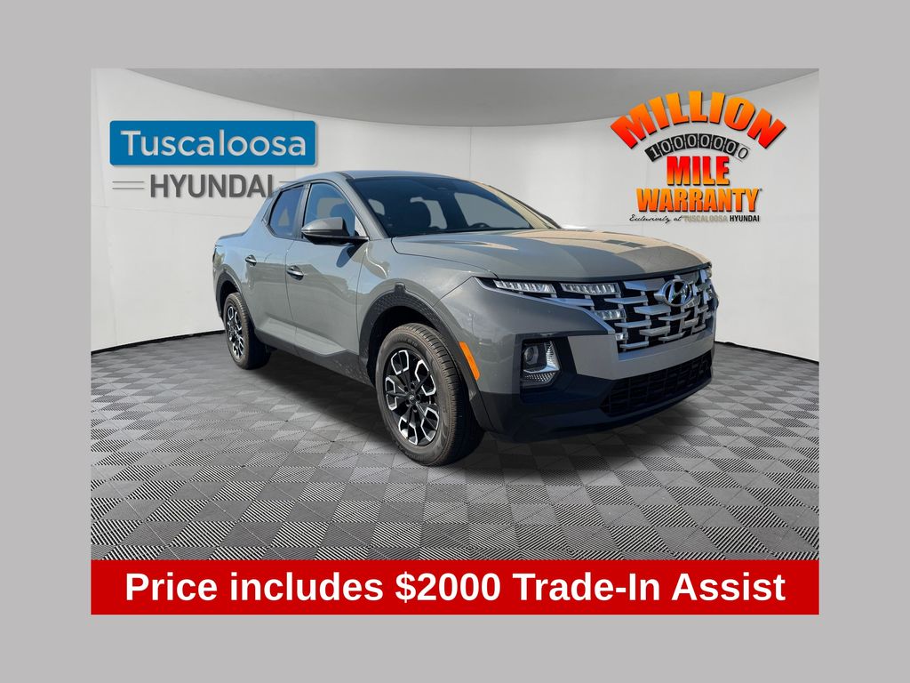 Hampton Gray 2023 Hyundai Santa Cruz SEL Crew Cab FWD Pickup Truck Front-Wheel Drive 8-Speed Automatic