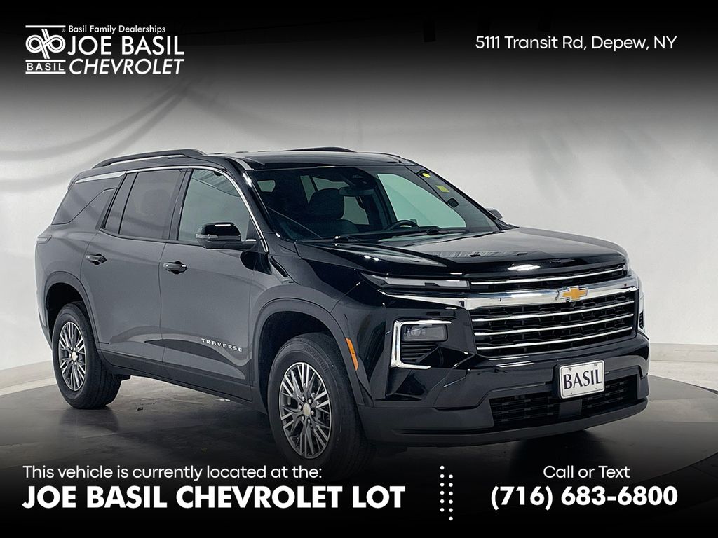 Mosaic Black Metallic 2024 Chevrolet Traverse SUV / Crossover Four-Wheel Drive 8-Speed Automatic