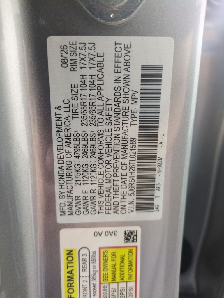 New 2026 Honda CR-V LX For Sale in Fort Wayne, IN