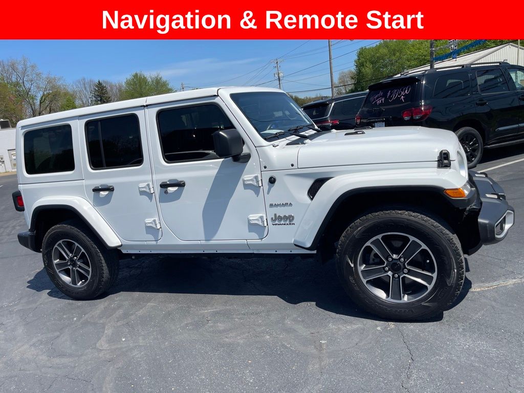 Bright White Clearcoat 2023 Jeep Wrangler SUV / Crossover Four-Wheel Drive 8-Speed Automatic