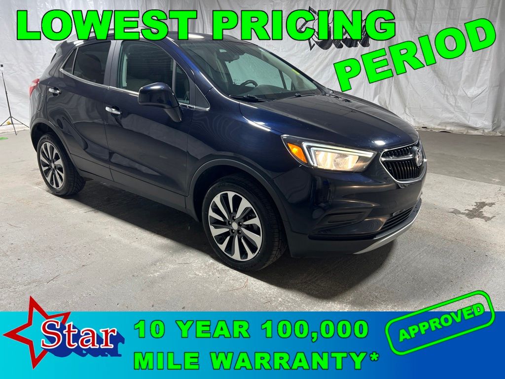 Blue Metallic 2022 Buick Encore SUV / Crossover All-Wheel Drive 6-Speed Automatic Overdrive