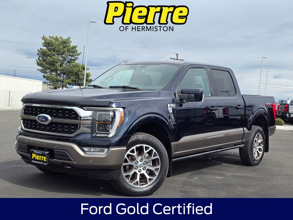 Brown 2023 Ford F-150 King Ranch SuperCrew 4WD Pickup Truck Four-Wheel Drive Automatic