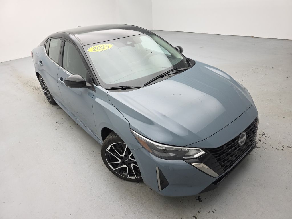 Atlantic Gray/Super Black 2025 Nissan Sentra Sedan Front-Wheel Drive Continuously Variable Transmission