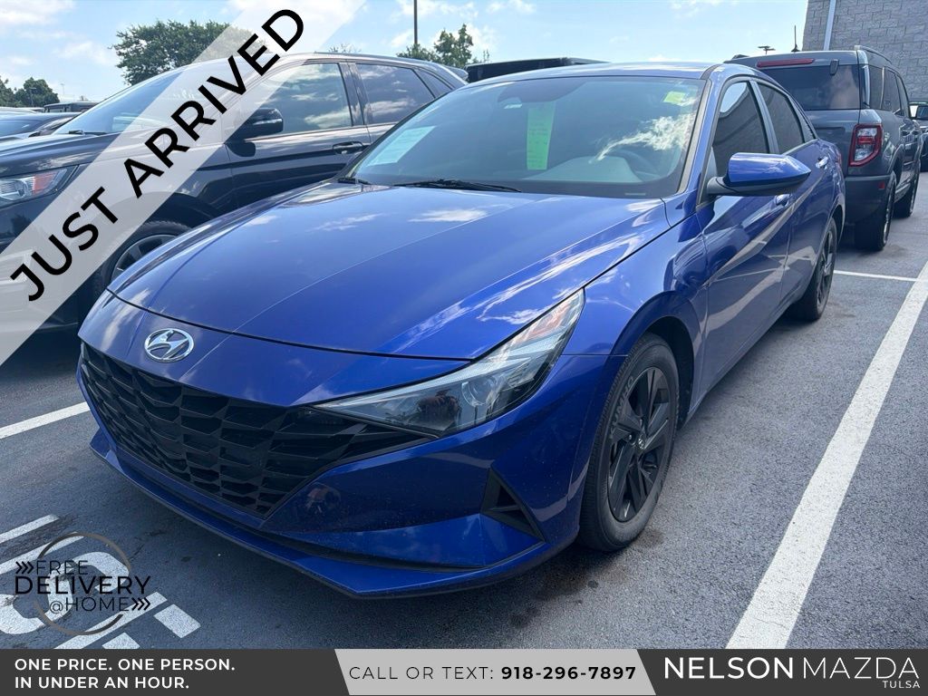 2023 Hyundai Elantra Hybrid Blue