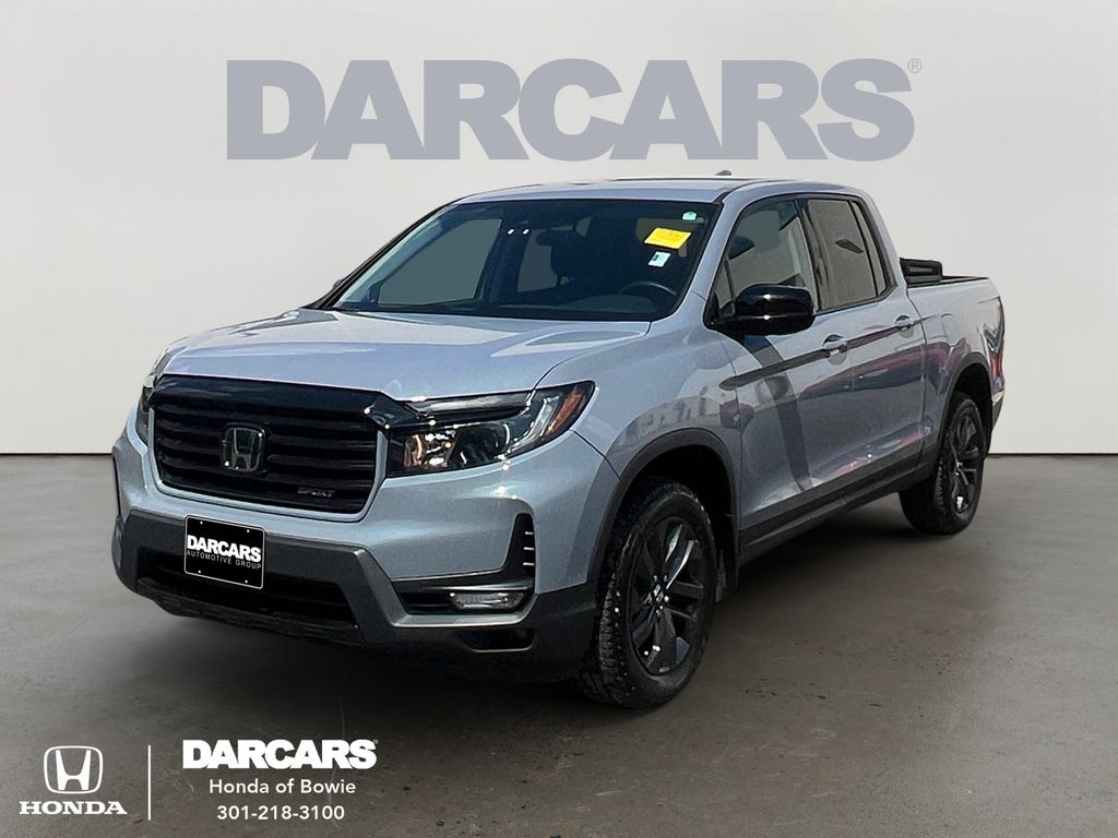 Sonic Gray Pearl 2023 Honda Ridgeline Pickup Truck All-Wheel Drive 9-Speed Automatic