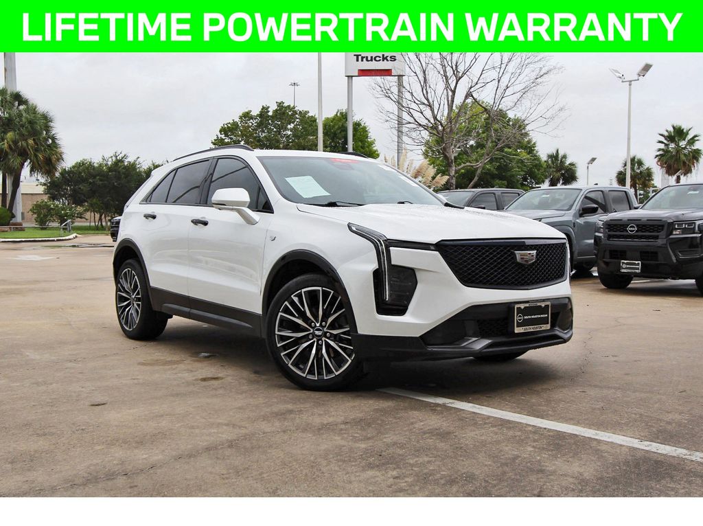 2025 Cadillac XT4 Sport White at Tom Peacock Cadillac