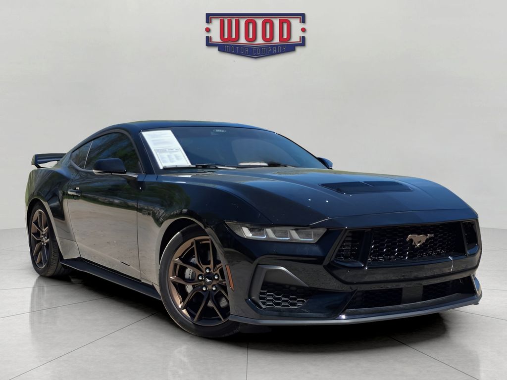 Shadow Black 2024 Ford Mustang GT Premium Fastback RWD Coupe Rear-Wheel Drive Automatic