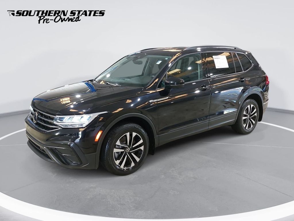 Deep Black 2024 Volkswagen Tiguan SUV / Crossover All-Wheel Drive 8-Speed Automatic