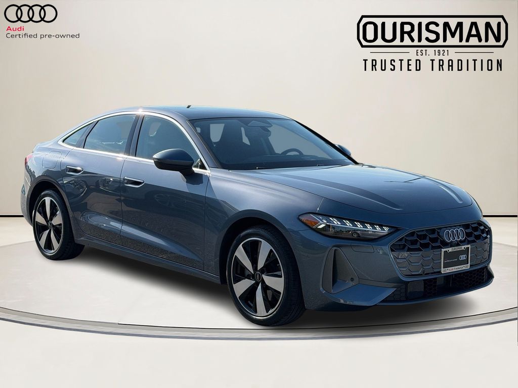Horizon Blue Metallic 2025 Audi A5 quattro Premium Plus Sedan Sedan All-Wheel Drive 7-Speed Automatic