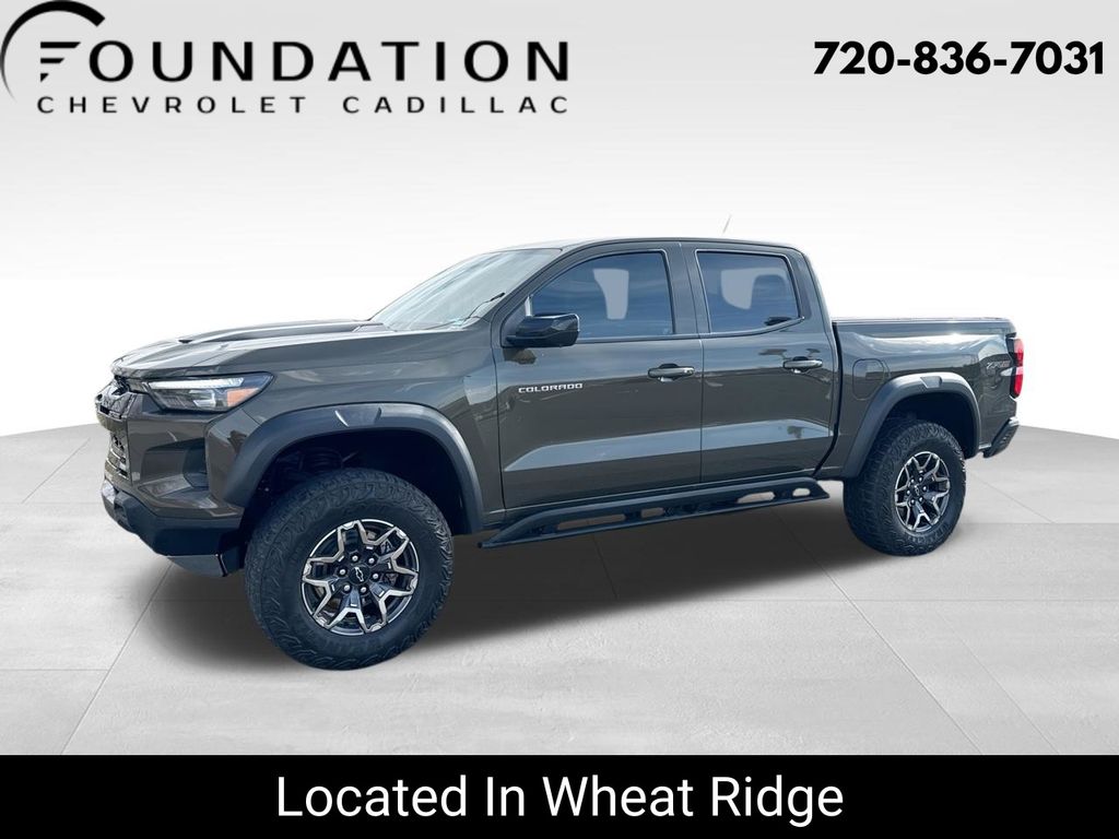 Harvest Bronze Metallic 2024 Chevrolet Colorado ZR2 Crew Cab 4WD Pickup Truck Four-Wheel Drive 8-Speed Automatic