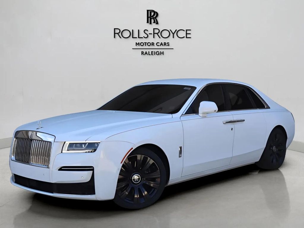 Arctic White 2024 Rolls-Royce Ghost Sedan All-Wheel Drive 8-Speed Automatic