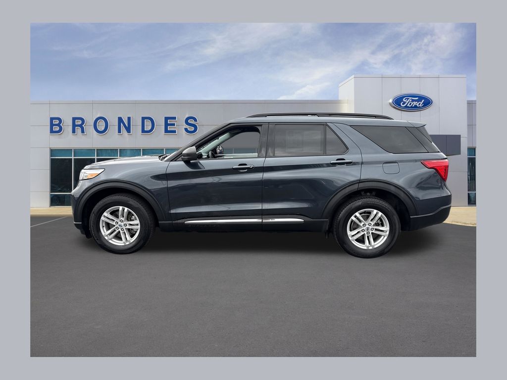 Stone Blue Metallic 2024 Ford Explorer SUV / Crossover All-Wheel Drive Automatic