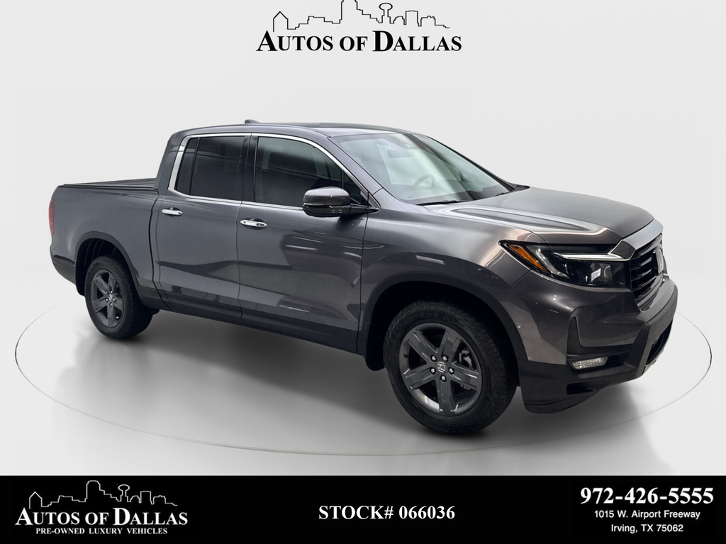 Gray 2023 Honda Ridgeline Pickup Truck All-Wheel Drive 9-Speed Automatic