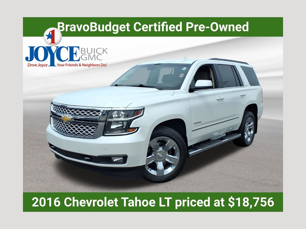 White (Iridescent Pearl Tricoat) 2016 Chevrolet Tahoe SUV / Crossover Four-Wheel Drive 6-Speed Automatic Overdrive