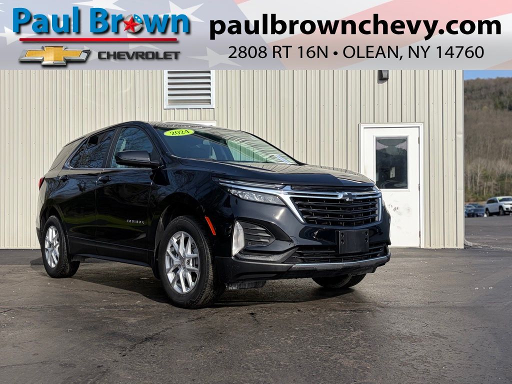 Mosaic Black Metallic 2024 Chevrolet Equinox LT AWD with 1LT SUV / Crossover Four-Wheel Drive 6-Speed Automatic Overdrive