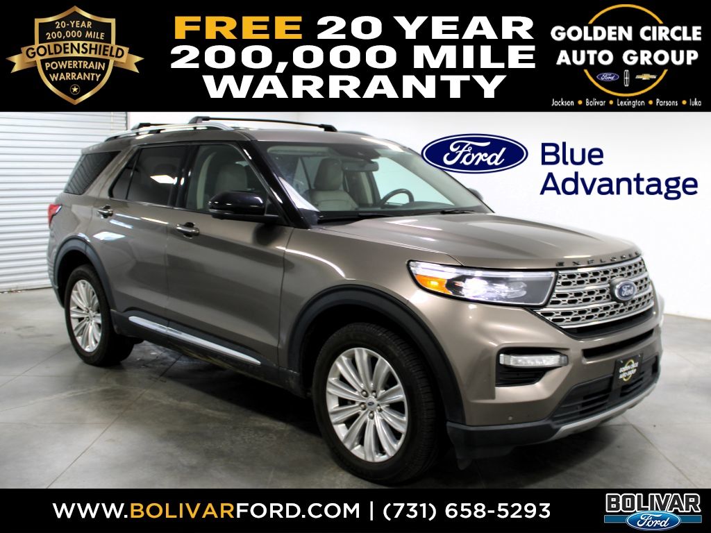 Stone Gray Metallic 2021 Ford Explorer Hybrid SUV / Crossover All-Wheel Drive Automatic