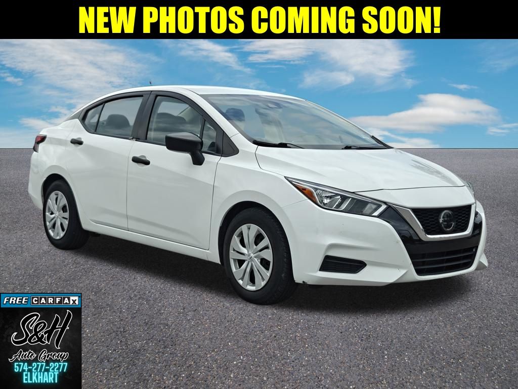 White (Fresh Powder) 2020 Nissan Versa Sedan Front-Wheel Drive Continuously Variable Transmission