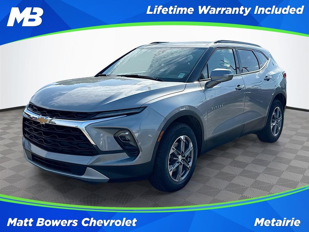 Sterling Gray Metallic 2023 Chevrolet Blazer SUV / Crossover Front-Wheel Drive 9-Speed Automatic Overdrive