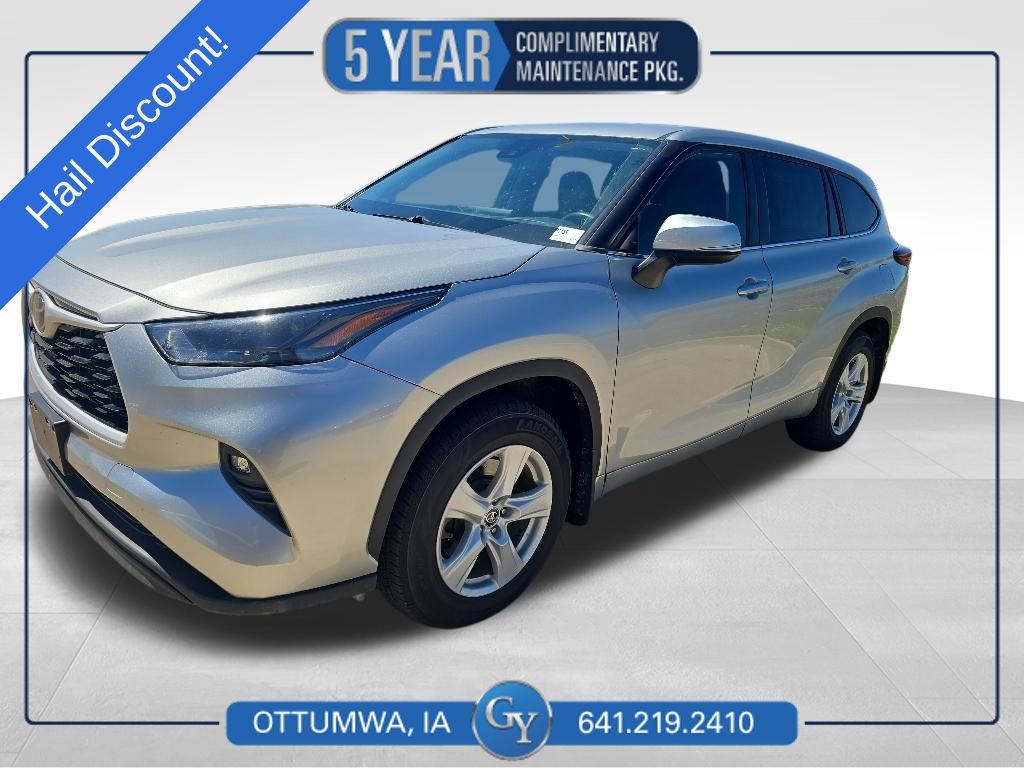 Celestial Silver Metallic 2024 Toyota Highlander LE AWD SUV / Crossover All-Wheel Drive 8-Speed Automatic