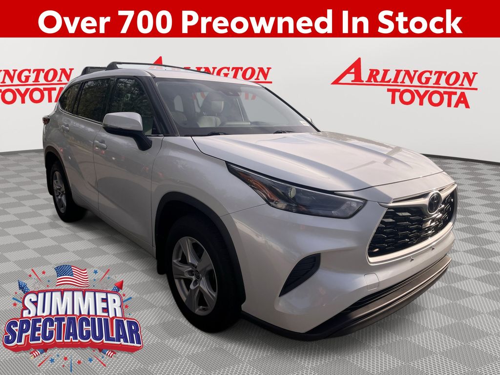 White (Wind Chill Pearl) 2022 Toyota Highlander SUV / Crossover All-Wheel Drive 8-Speed Automatic