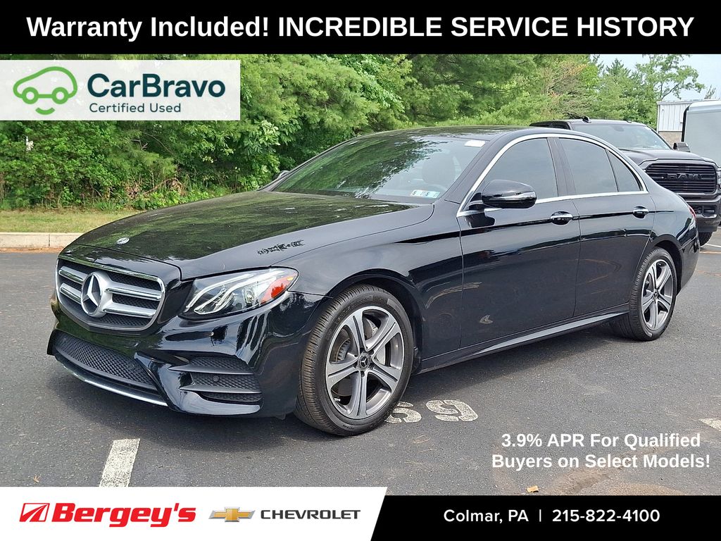 Black 2020 Mercedes-Benz E-Class Sedan All-Wheel Drive 9-Speed Automatic