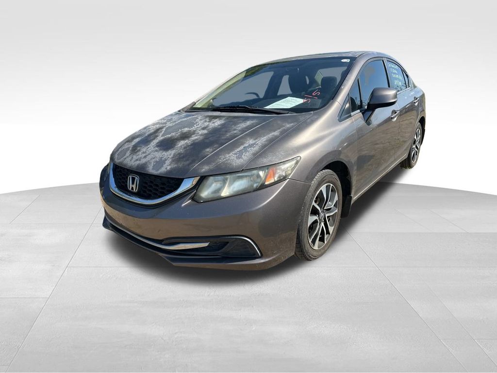 2013 Gray Honda Civic Sdn EX FWD Sedan