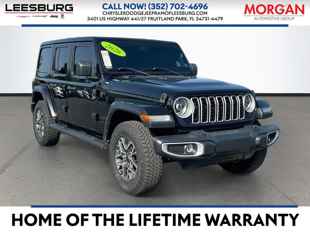 Black Clearcoat 2025 Jeep Wrangler SUV / Crossover Four-Wheel Drive 8-Speed Automatic