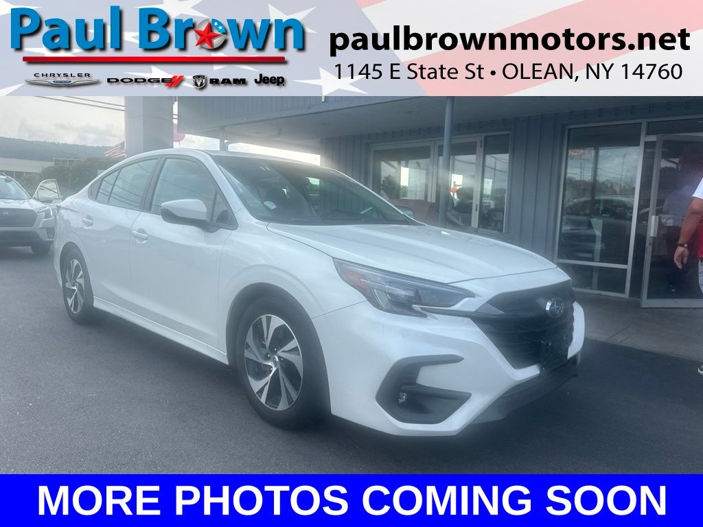 Crystal White Pearl 2025 Subaru Legacy Sedan All-Wheel Drive Continuously Variable Transmission