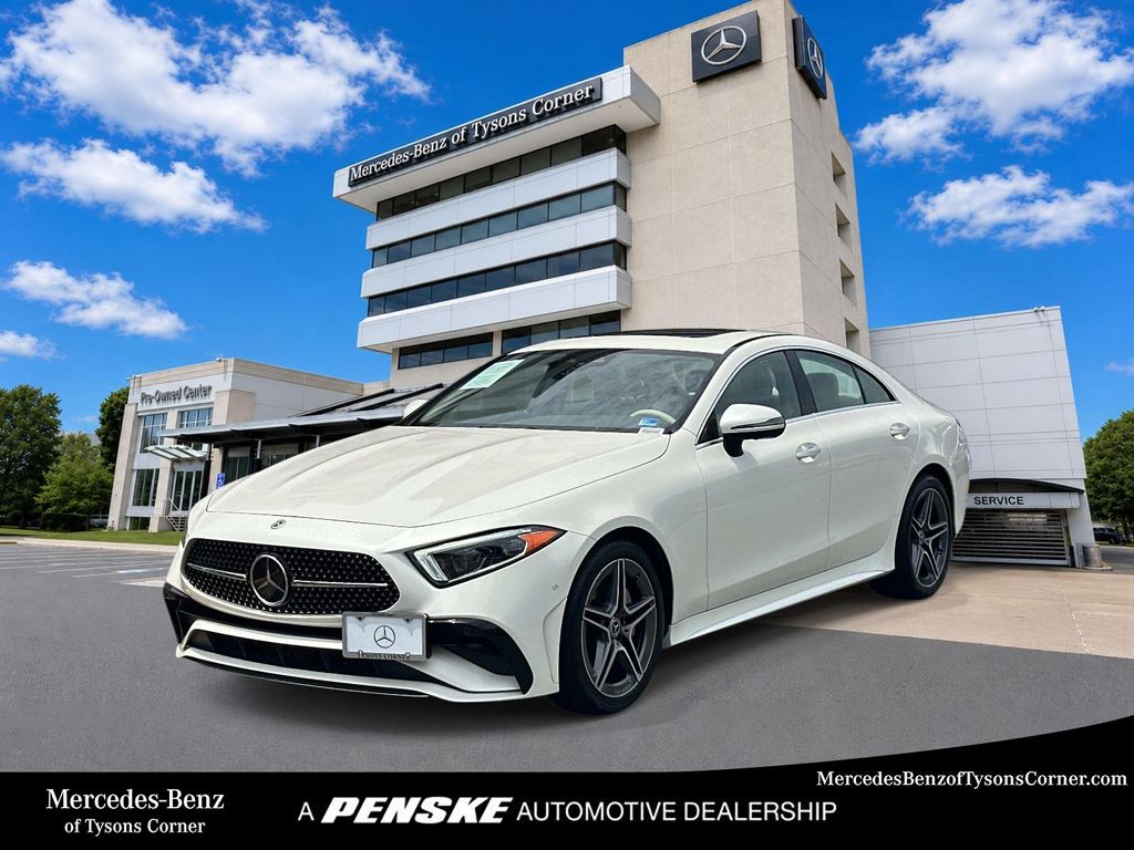 Diamond White 2023 Mercedes-Benz CLS Coupe All-Wheel Drive 9-Speed Automatic